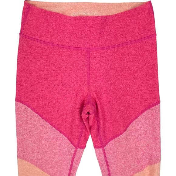 Outdoor Voices Paneled Pink Flamingo Rose Colorblock Leggings - Picture 5 of 11